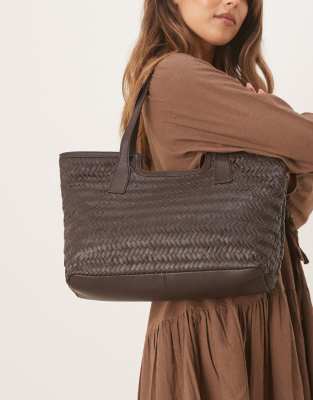 Asos Design Woven Tote Bag