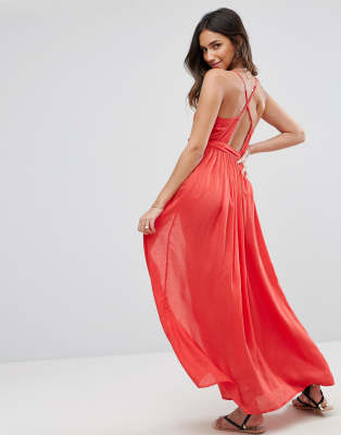 asos beach maxi dress