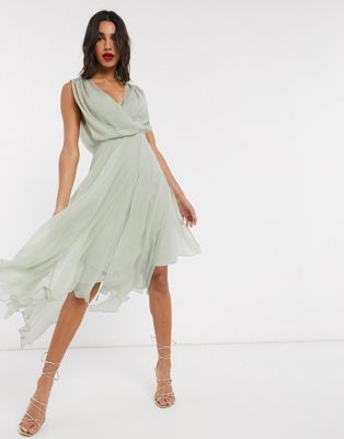 Asos Design Wrap Dress Store, 60% OFF ...