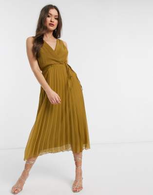 asos design wrap dress