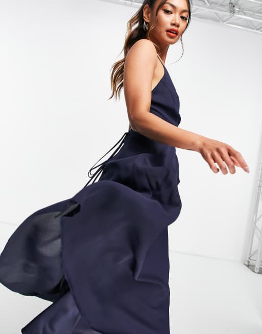 contrast stitch midi dress Willow Contrast Stitch Midi Sweater Dress