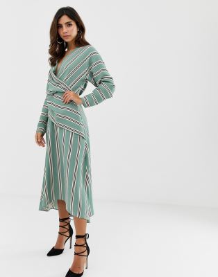 asos stripe maxi dress