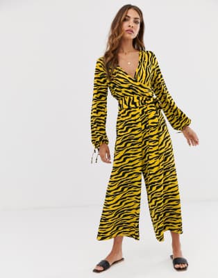 asos animal print jumpsuit