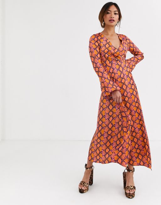 snake skin maxi