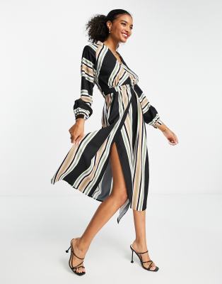 asos striped maxi dress