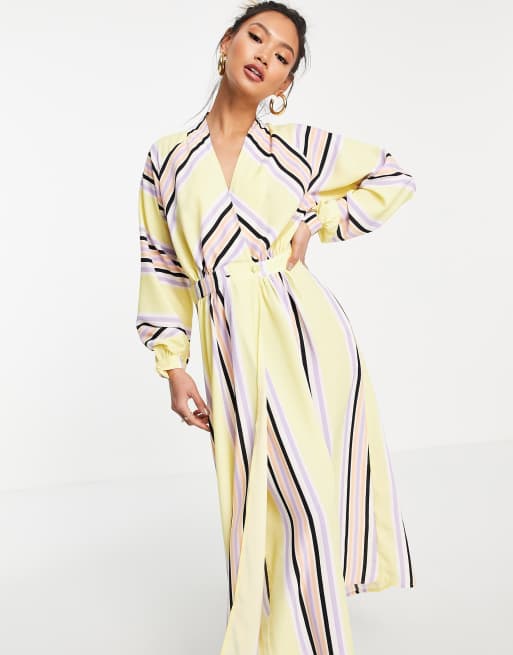 Asos stripe clearance dress