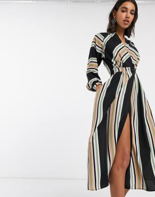 asos wrap maxi dress