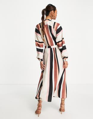 asos striped maxi dress