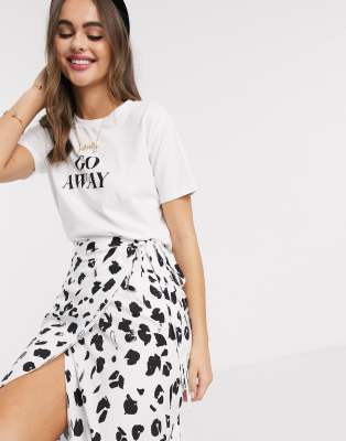 asos leopard print midi skirt