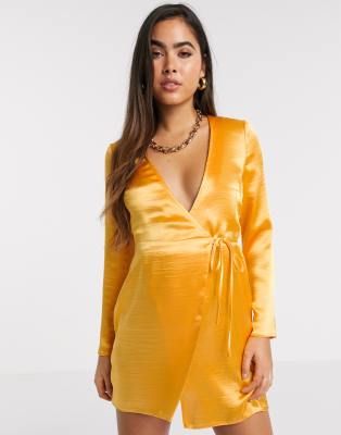 asos apricot dress