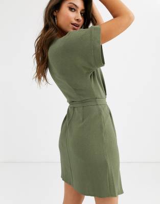 asos olive dress