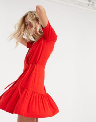 asos red dress mini