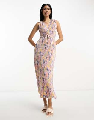 floral long gown design