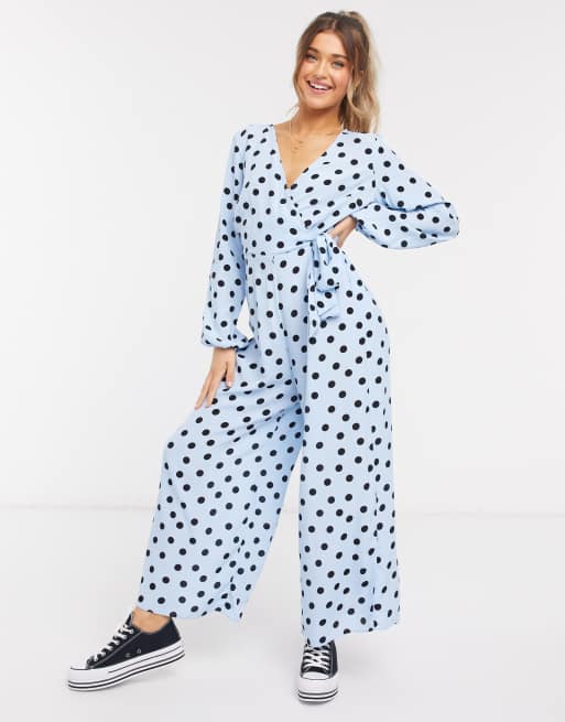 Polka dot best sale jumpsuit asos