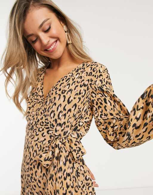 Leopard print best sale jumpsuit asos