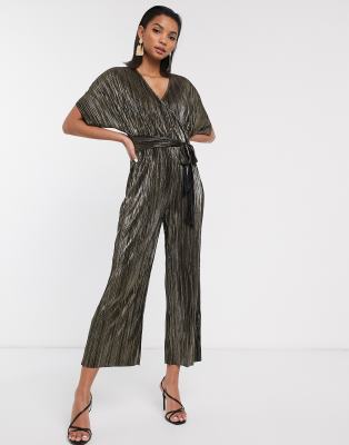 wrap tie jumpsuit