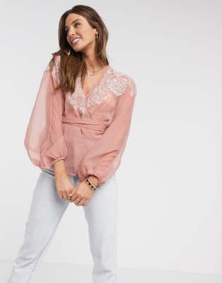 embroidered top asos