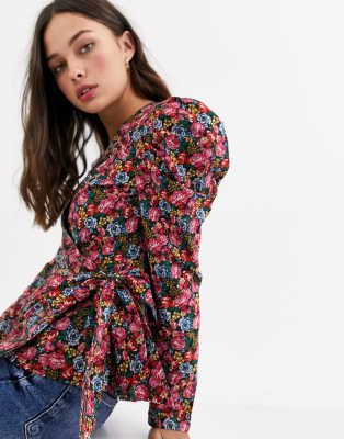 asos floral top