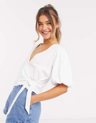 asos wrap blouse