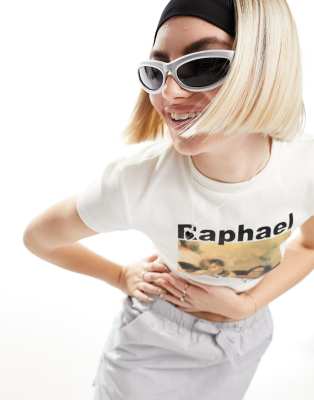 ASOS DESIGN WRAP VISOR SUNGLASSES WITH BEVELING IN SILVER