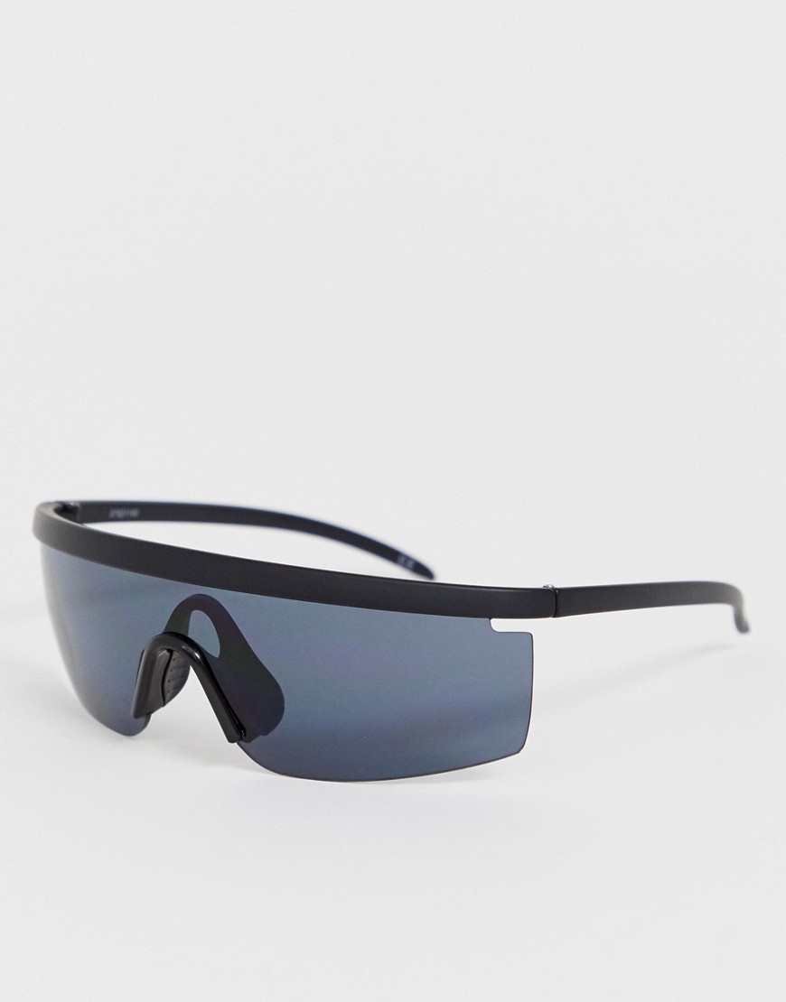 ASOS DESIGN wrap visor sunglasses-Multi