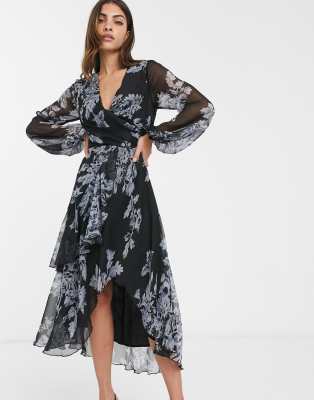 double layer dress with sleeves