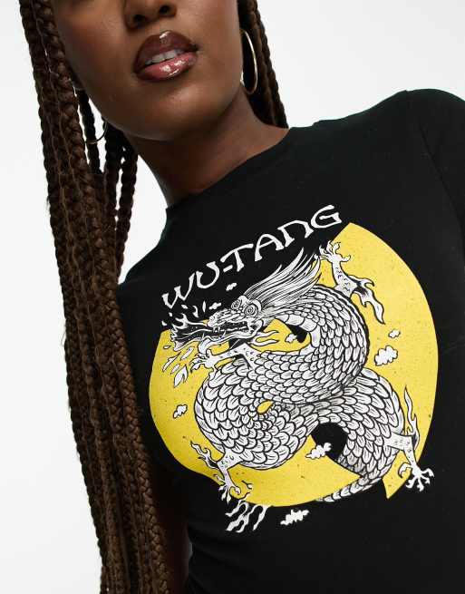 ASOS DESIGN - Wu Tang Clan - Sort bodystocking med licenseret grafik, 3 af 4
