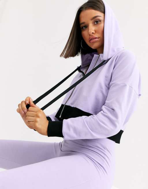 ASOS DESIGN – Luźna bluza z suwakiem i legginsy, 2 z 3