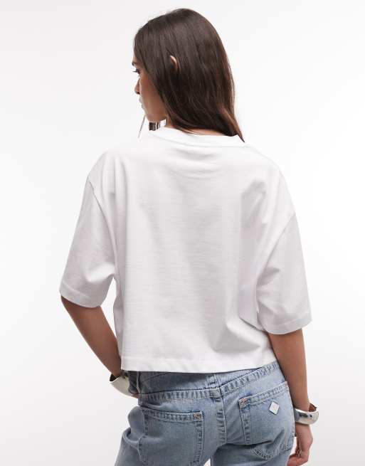 ASOS DESIGN X Cardi B official merch licence boxy printed t-shirt in white, 4 of 4