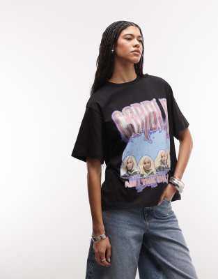 Asos Design X Cardi B Official Merch License T-shirt In Black