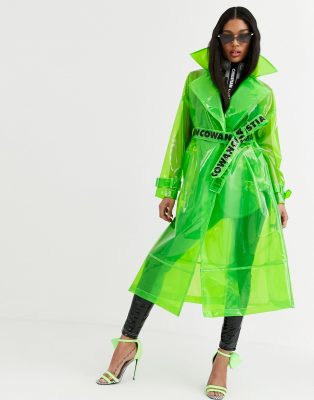 Clear rain 2024 trench coat