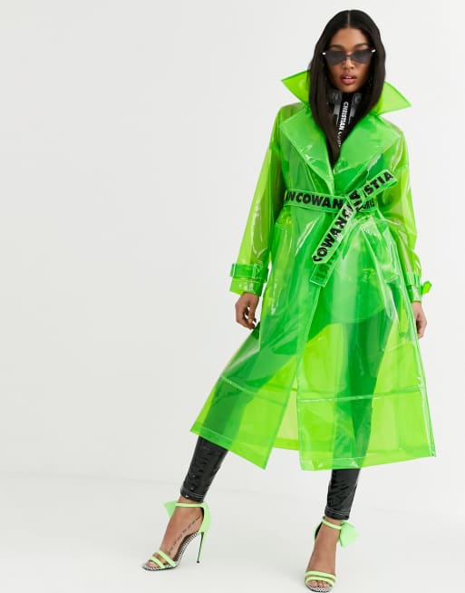 Asos on sale clear raincoat