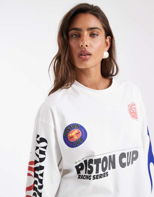 ASOS DESIGN x Disney – T-shirt med racing-tryck från Bilar, 4 av 4