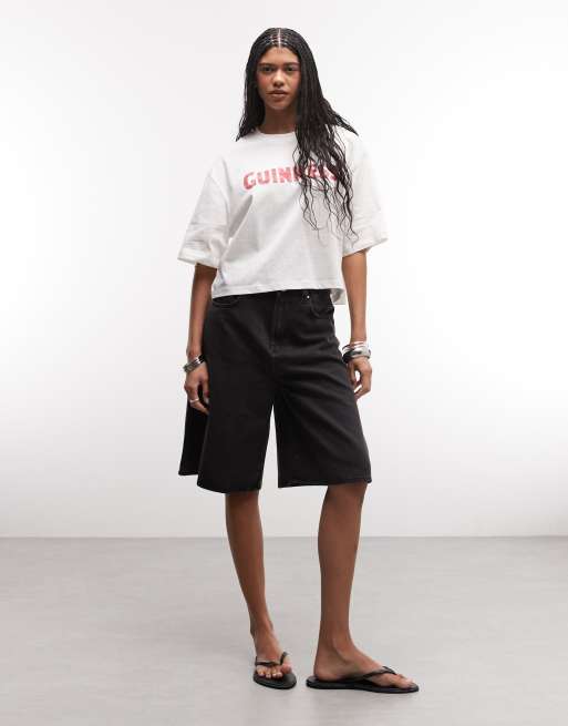 ASOS DESIGN X GUINNESS Relaxed tee in white with print, 2 of 4