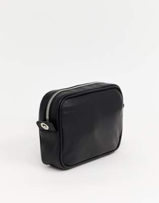 asos leather cross body bag