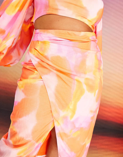 Tie dye 2024 skirt asos