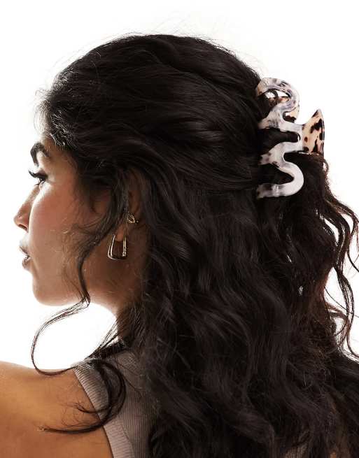 ASOS DESIGN - XL haarklem in zwart-wit, 2 van 4