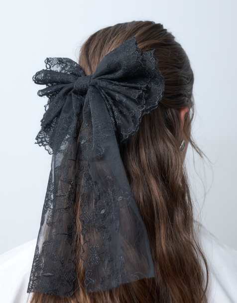 ASOS DESIGN XL hårsløjfe-barrette i sort blonde - view 1