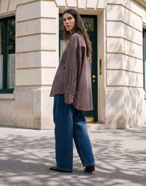 ASOS DESIGN XL oversize koszula w kratę - view 1