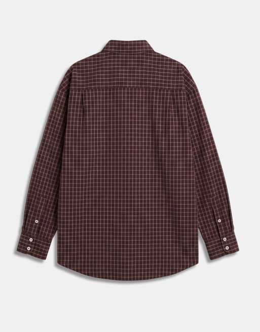 ASOS DESIGN XL oversized shirt in plaid, 7 of 9