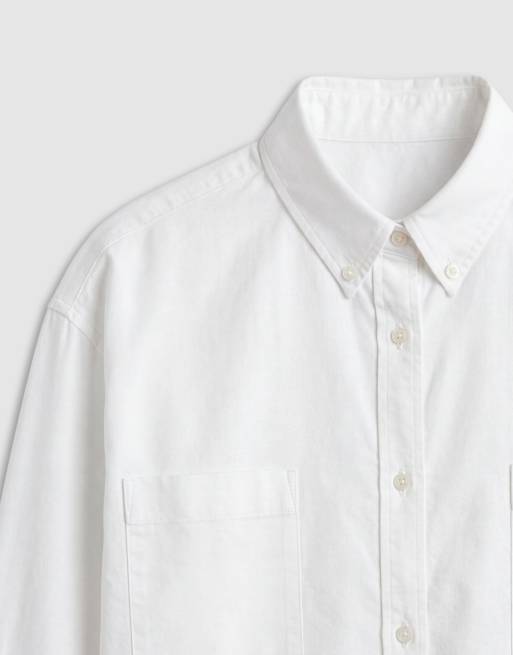 ASOS DESIGN XL oversized shirt in white, 10 of 10