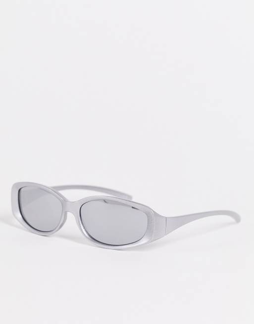 Y2k Aesthetic Sunglasses Silver Demon Ubicaciondepersonascdmxgobmx 