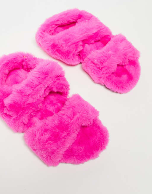 Asos on sale fluffy slippers