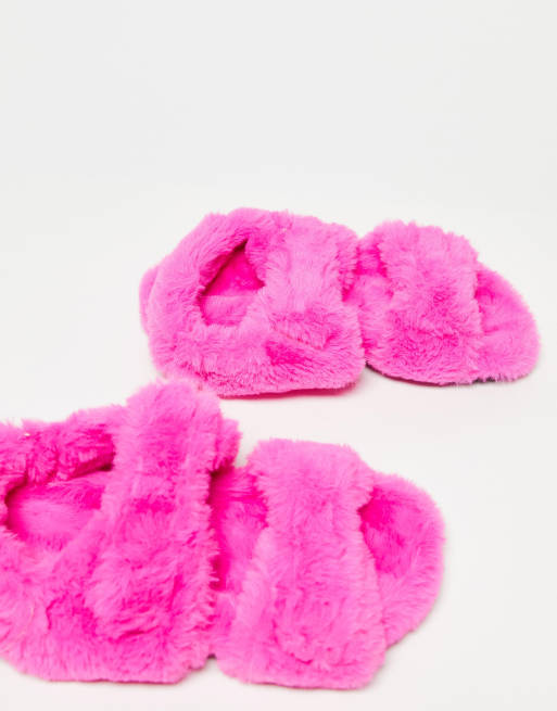 Asos discount fuzzy slippers