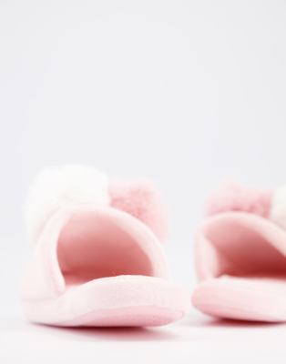 asos pink slippers