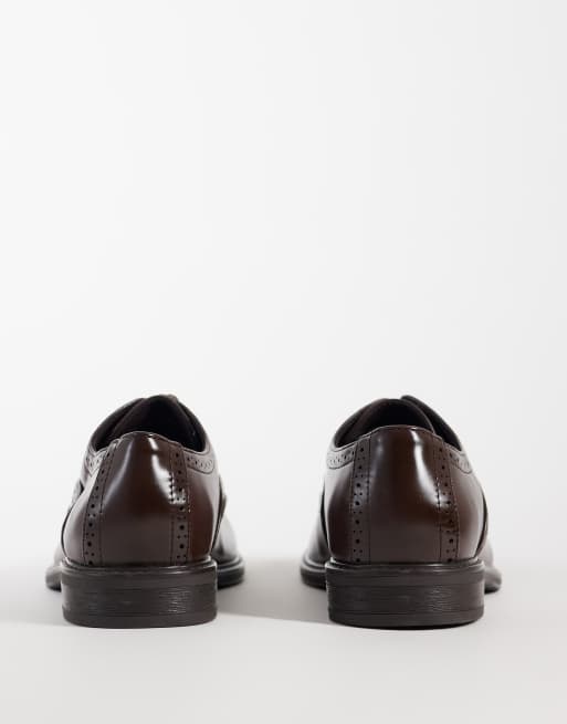 ASOS DESIGN zapatos Oxford con cordones en marrón, 5 de 5
