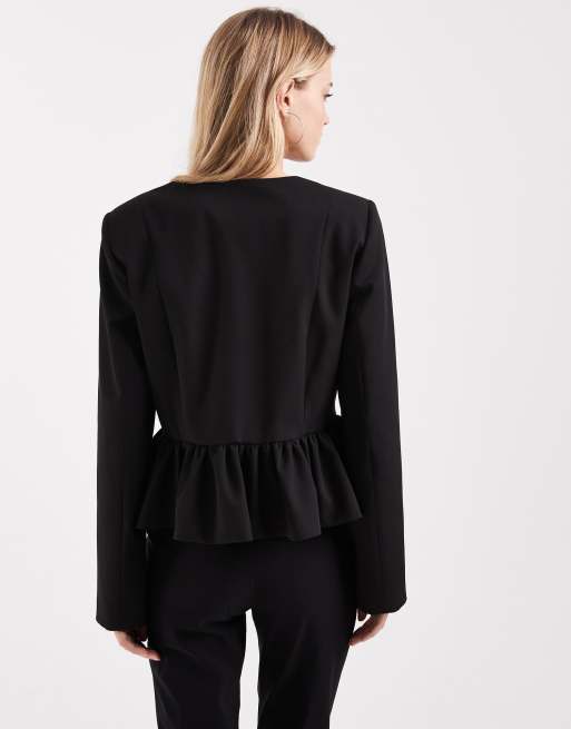 ASOS DESIGN – Zapinana na guziki marynarka z baskinką, 4 z 4