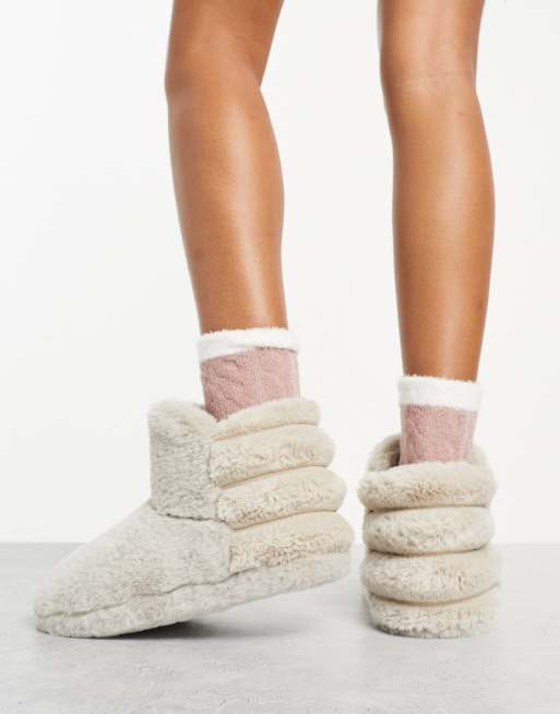 Asos slipper online boots