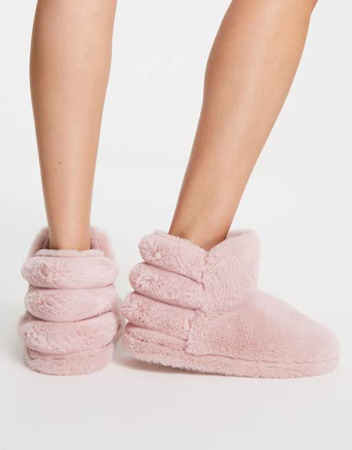 ASOS DESIGN – Zari – Pudroworóżowe kapcie do kostki , 2 z 4