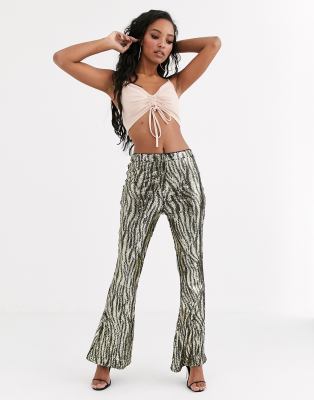 asos sequin pants